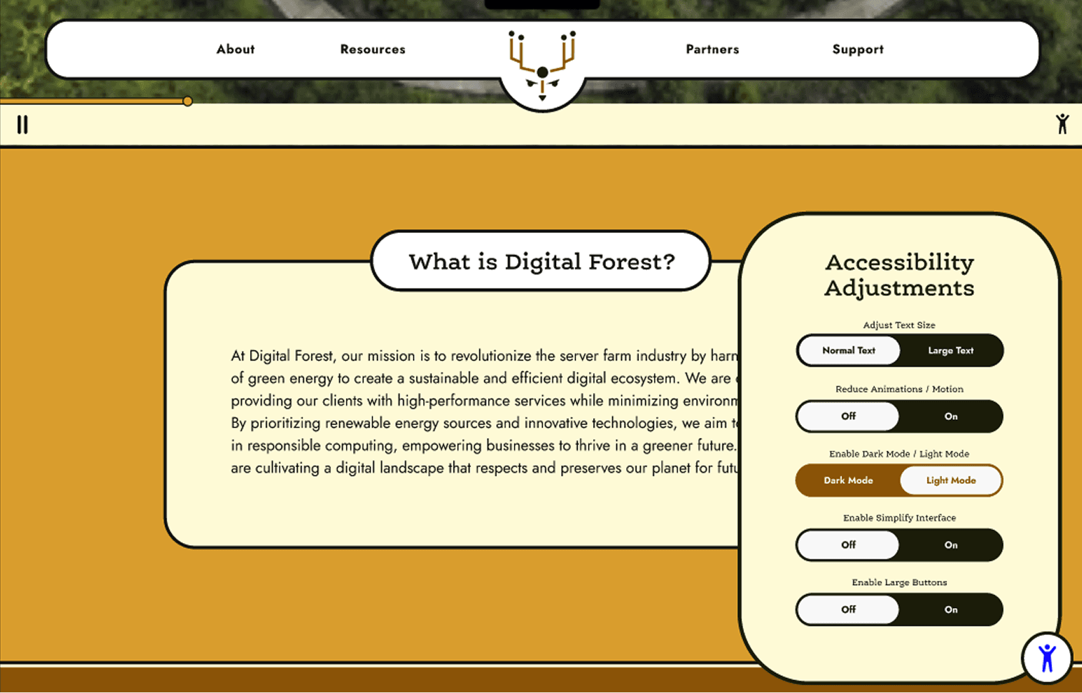 Homepage with light mode enabled.
