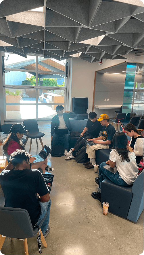 Fullybeyond group preparing for event at CSUF.